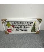 Grinch Framed Wall Decor -  &quot;Maybe Christmas Means More&quot; -  Hobby Lobby ... - $1,254.22 MXN