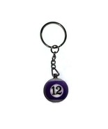 Twelve Ball Keychain Billiards Billiard Pool 12 - $123.63 MXN