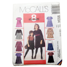 McCalls 9534 Sewing Pattern Childrens Sz 3-5 Dress and Handbag Uncut - $12.73