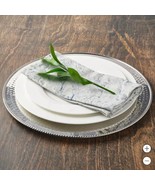 Mikasa Charger Plates Silver 4-Piece Stainless Steel Thanksgiving Christmas - $88.39 CAD