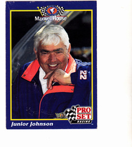 Junior Johnson #4 - Nascar 1992 Maxwell House Pro Set Trading Card - £0.77 GBP