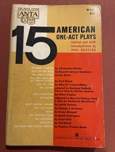 “15 American One-Act Plays” - 1961 - Vintage Paperback Book - £3.13 GBP