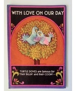 Ambassador Card Happy Anniversary Colorful With Love On Our Day  Turtle ... - £12.63 GBP