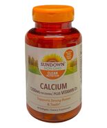 Sundown Non GMO CALCIUM 1200mg Plus Vitamin D3 60 Softgels 01/2026 - €17,04 EUR