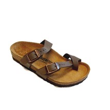 Birkenstock Mayari Sandals EU 30 Girls Size 12 Mocha Brown Narrow Fit Little Kid - £59.82 GBP