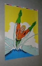 1977 Rare vintage original DC Comics Universe AQUAMAN pin-up poster: 1970&#39;s/JLA - $39.31