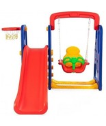 3-in-1 Junior Children Climber Slide Playset - Color: Multicolor - $449.74 CAD