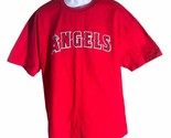 LOS ANGELES ANGELS #17 ERSTAD Short Sleeve Red T-Shirt XL - $11.87