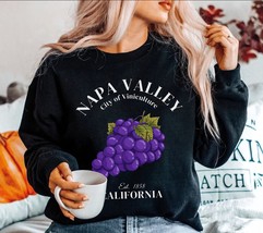 Napa Valley California Sweatshirt,Vintage Womens Napa Valley Crewneck sweater,Un - £33.47 GBP