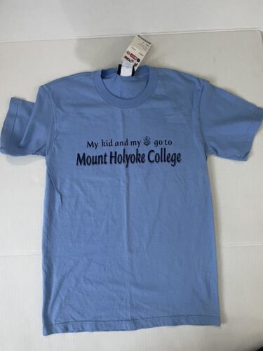 Mount Holyoke College Jansport NWT Shirt Size Small Blue  - $23.15