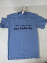 Mount Holyoke College Jansport NWT Shirt Size Small Blue  - £18.54 GBP