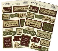 Scrapbooking Stickers Karen Foster Designs Christmas Stickers Set of 2 S... - $5.95