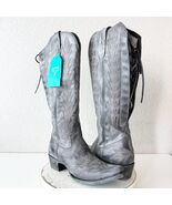 Lane LEXINGTON Knee High Womens Cowboy Boots 10 Gray Black Western Cowgi... - $7,144.85 MXN