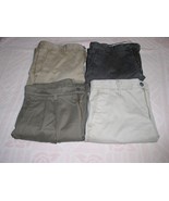 Lee Life Khaki Men&#39;s Casual Pants Lot Of 4 Size 32/32 Straight Leg Class... - $49.99