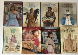 American Girl Book Lot Of 8 Kaya Kit Isabelle Samantha Nellie Kirsten Felicity - £18.93 GBP