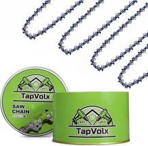 12 Inch Chainsaw Chain 4-Pack .040&quot; Gauge 3/8&quot; Lp Pitch 45 Drive Links, ... - £19.69 GBP