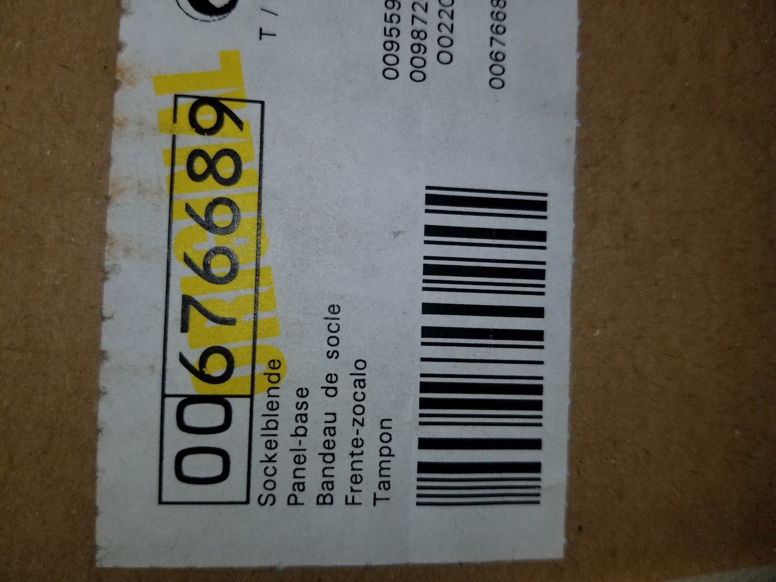 BOSCH 00676689 Refrigerator Base Panel - $78.21