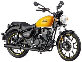  Royal Enfield Scale Model Meteor 350 Fireball Yellow - £44.37 GBP