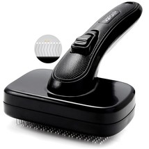 Pet Self Cleaning Slicker Brush for Grooming and Shedding - - £18.86 GBP