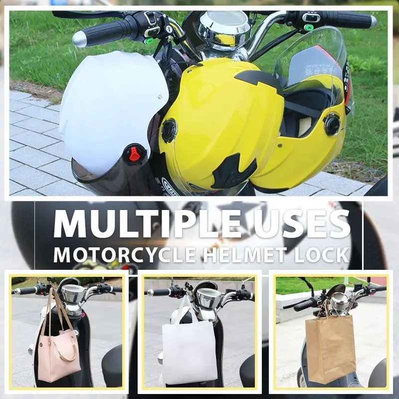 Multifunctional Motorcycle Helmet Lock - Helmet Security Solution for Motorcyc - £11.17 GBP