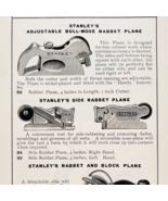 1900 Stanley Tools Bull Nose Rabbet Planes Advertisement Victorian Antiq... - $363.77 MXN