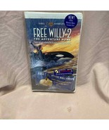 Rare Free Willy 2 The Adventure Home VHS 1995 Clam Shell W/ Whale Pendan... - £116.77 GBP