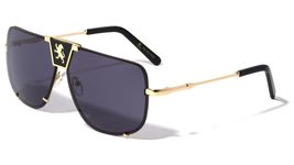 Dweebzilla Khan Classic Retro Oversized Square Sport Pilot Aviator Sunglasses (G - £7.29 GBP