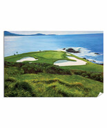 Pebble Beach Golf Links Club 7th Hole 7 Course Wall Art Print Pebblebeac... - $34.67 CAD+