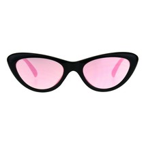 Lollita Fashion Sunglasses Womens Vintage Low Cateye Shades Mirror Lens - £8.78 GBP