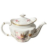 Vintage Royal Crown Derby Posies Mini Bone China Teapot Floral Gold Trim... - $171.43 CAD
