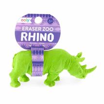 OOLY, Eraser Zoo, Big Green Rhino School Pencil Eraser, Animal Shaped, 4... - $1.97