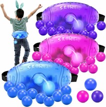 Outdoor Party Game for Kids Adults Translucent 3 Pack Shaking Ball Game Set Toy  - £46.52 GBP