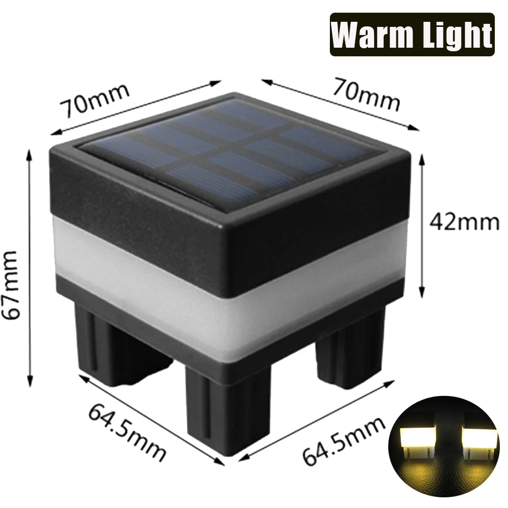 1-10PCS Solar Pillar Lamp IP44 Waterproof Outdoor Post Cap Light LED Fence Stree - £48.92 GBP