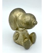 Snoopy Coin Bank Leonard Silver Plate 1958 1966 United Features Syndicat... - $27.10 CAD