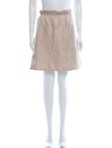 Helmut Lang Rare Archival Vintage Tan Quilted Ruffle Waist Skirt ~ 42 IT... - $2,147.53 MXN