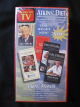 Atkins Diet  Weight Loss For Life System ( Brand New ) Box Set  VHS Tapes - £7.15 GBP