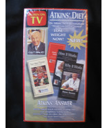 Atkins Diet  Weight Loss For Life System ( Brand New ) Box Set  VHS Tapes - £7.03 GBP