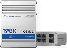 Teltonika TSW210 000000 Industrial Unmanaged Switch without DIN Rail Bracket - £88.92 GBP