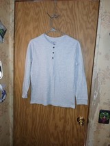 Tommy Bahama Sweatshirt Three Button Style Youth Size XXL (16 ) Gray India - $14.52