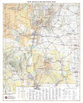 New Mexico Recreation Laminated Wall Map (MSH)(BM) - £151.28 GBP
