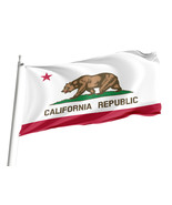 Flag of California State  ,Unique Design Print , Size -3x5 Ft / 90x150 cm - $40.41 CAD