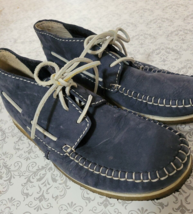 Clarks Originals  Chukka Shoes Size 8.5 Crepe Soles Blue Color - £27.52 GBP