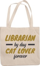 Make Your Mark Design Librarian Cat Lover Library Reusable Tote Bag Tote Bag for - £17.08 GBP
