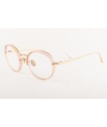Linda Farrow 176 C9 Clear Gold Oval Eyeglasses LFL176 C9 46mm - $236.55