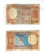 INDIA 1976 2 RUPEES OLD MINT CURRENCY BANKNOTE NOTE PAPER MONEY