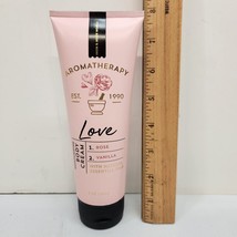 NEW Bath &amp; Body Works Aromatherapy Love Rose Vanilla Body Cream  8 oz - $14.50