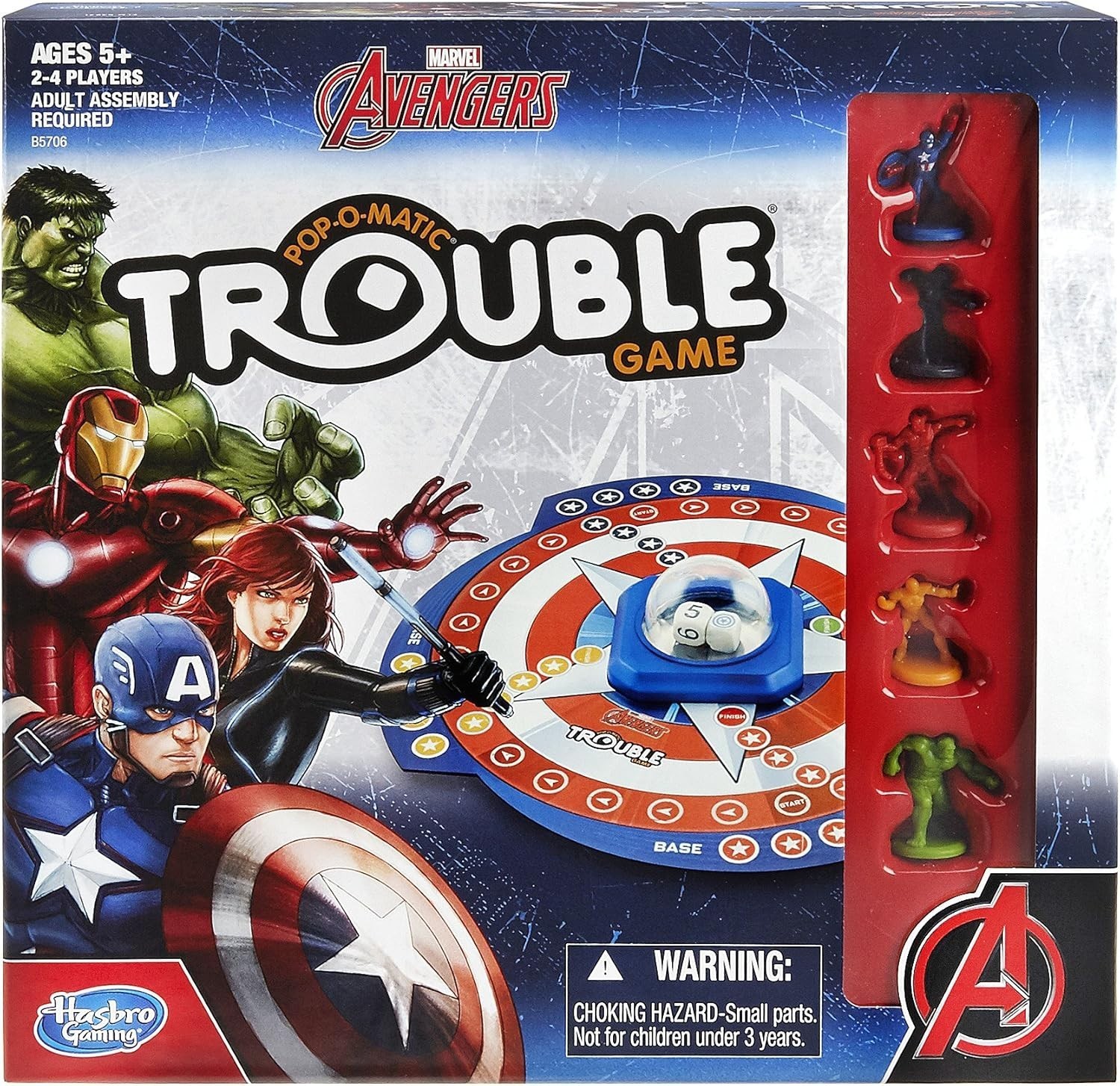 Marvel Avengers 2015 Pop-O-Matic TROUBLE Board Game SEALED Super Hero’s Shield Item image 2