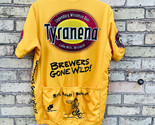 Tyranena Brewery Yellow Men&#39;s XL Cycling Jersey Full Zip - $21.31