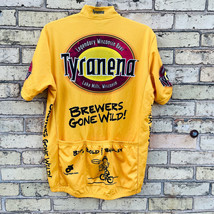Tyranena Brewery Yellow Men&#39;s XL Cycling Jersey Full Zip - £16.68 GBP