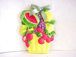 Nuware Ceramic Plaque Hanging Fruit Basket 8&quot; x 6&quot; - £4.42 GBP